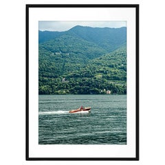 Aquarama Riva sur le lac de Como Impression d'art par Spinzi, Italian Dolcevita