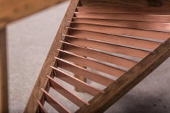 Tavolino da caffè organico minimalista 'Riva' in legno duro brasiliano di Knót Artesanal