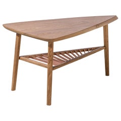 Riva Contemporary Coffee Table in Brazilian Hardwood by Knót Artesanal
