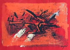 WPA Woman Artist Modernist Abstract Print