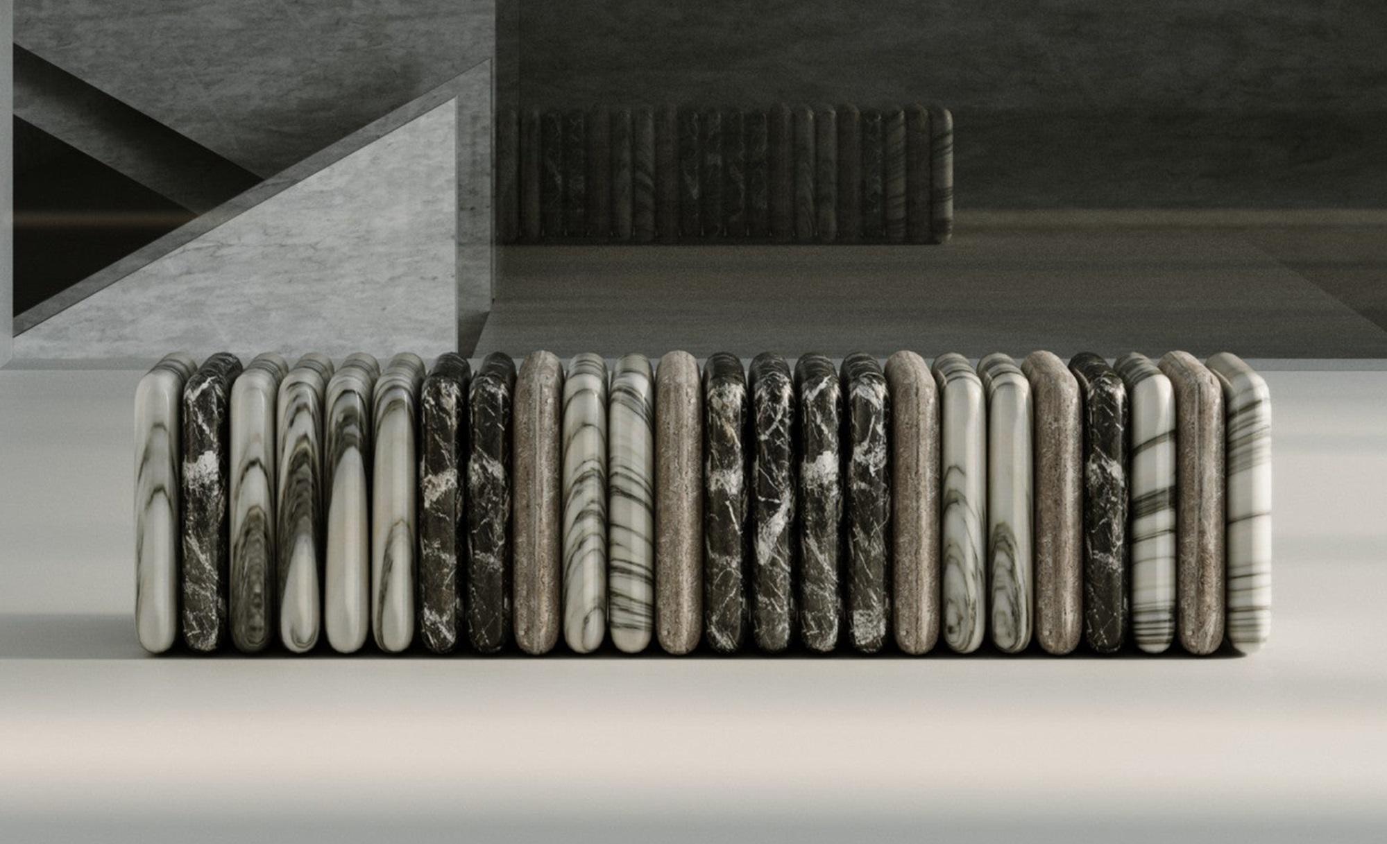 Indian Riva Marble Bench For Sale
