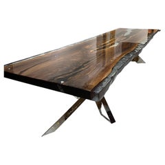 Rivage Bois Déchiré Sculptural Conference Table by Meubles Thouret