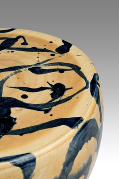 Taburete de gres esmaltado Rivage Unique de Pascale Girardin