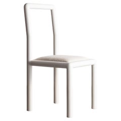 Rival Dining Chair Bleached Maple with Natural Boucle upholstery