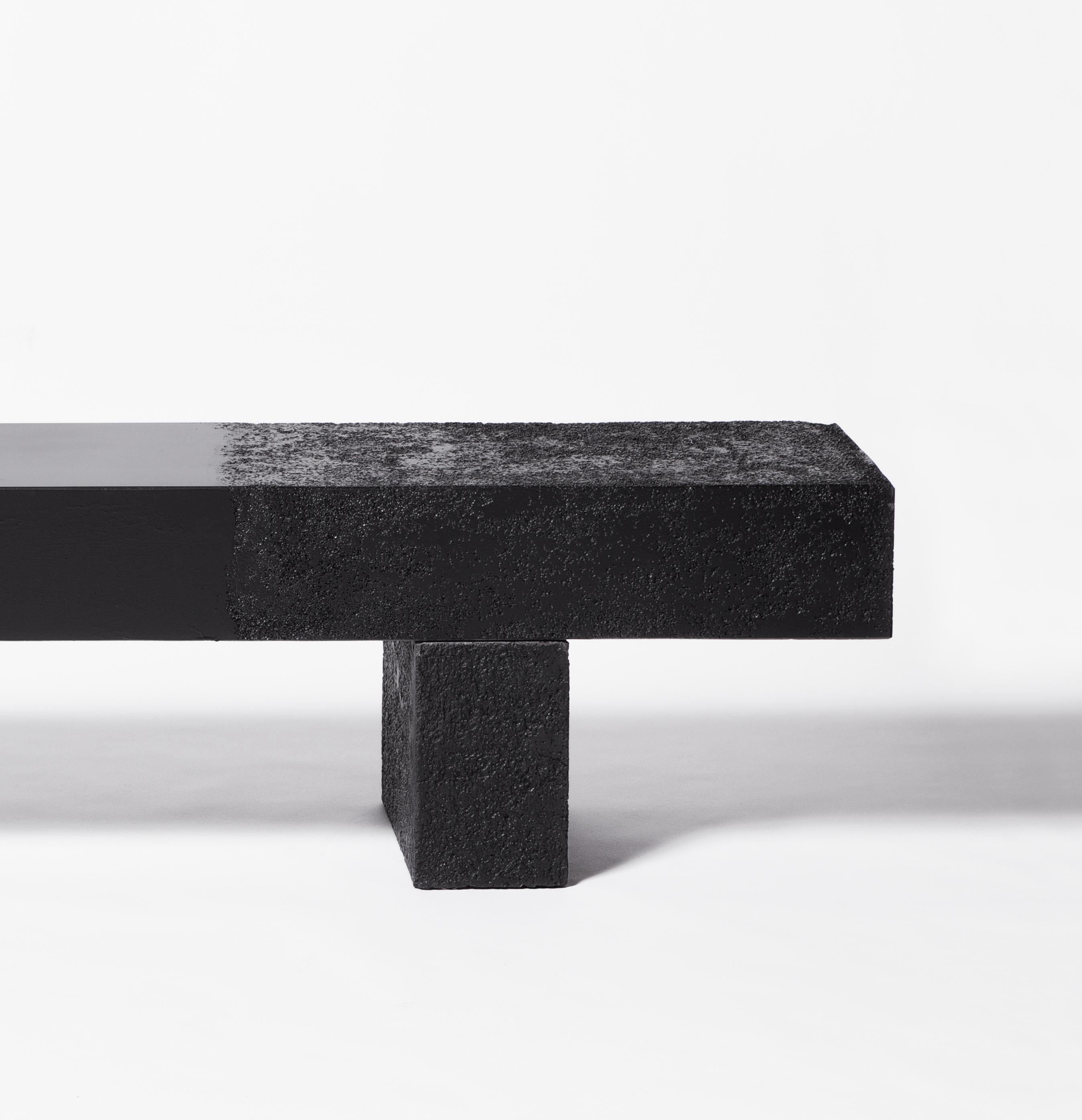 Transparency Matters collection by Draga & Aurel:
Bench in concrete with details obtained through a technique involving the corrosion of sea salt. Hand finished brass leg.
The bench is perfect indoor as well as outdoor.
Size: Depth 40, width 210,