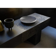 Rive Bench Small by Draga&Aurel Cement and Bronze, 21st Century