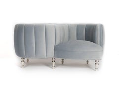 Rive Droite Confident di Bourgeois Boheme Atelier (gambe in argento fuso in bronzo)