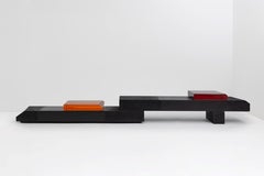 Rive Duo Bench by Draga&Aurel, Cement, 21st Century -resin elements upon request