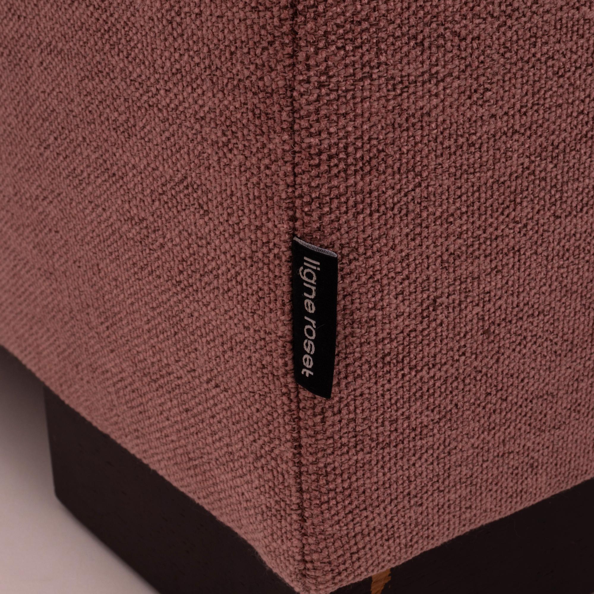 Contemporary Rive Gauche Corner Sofa by Didier Gomez for Ligne Roset, in Dusky Pink