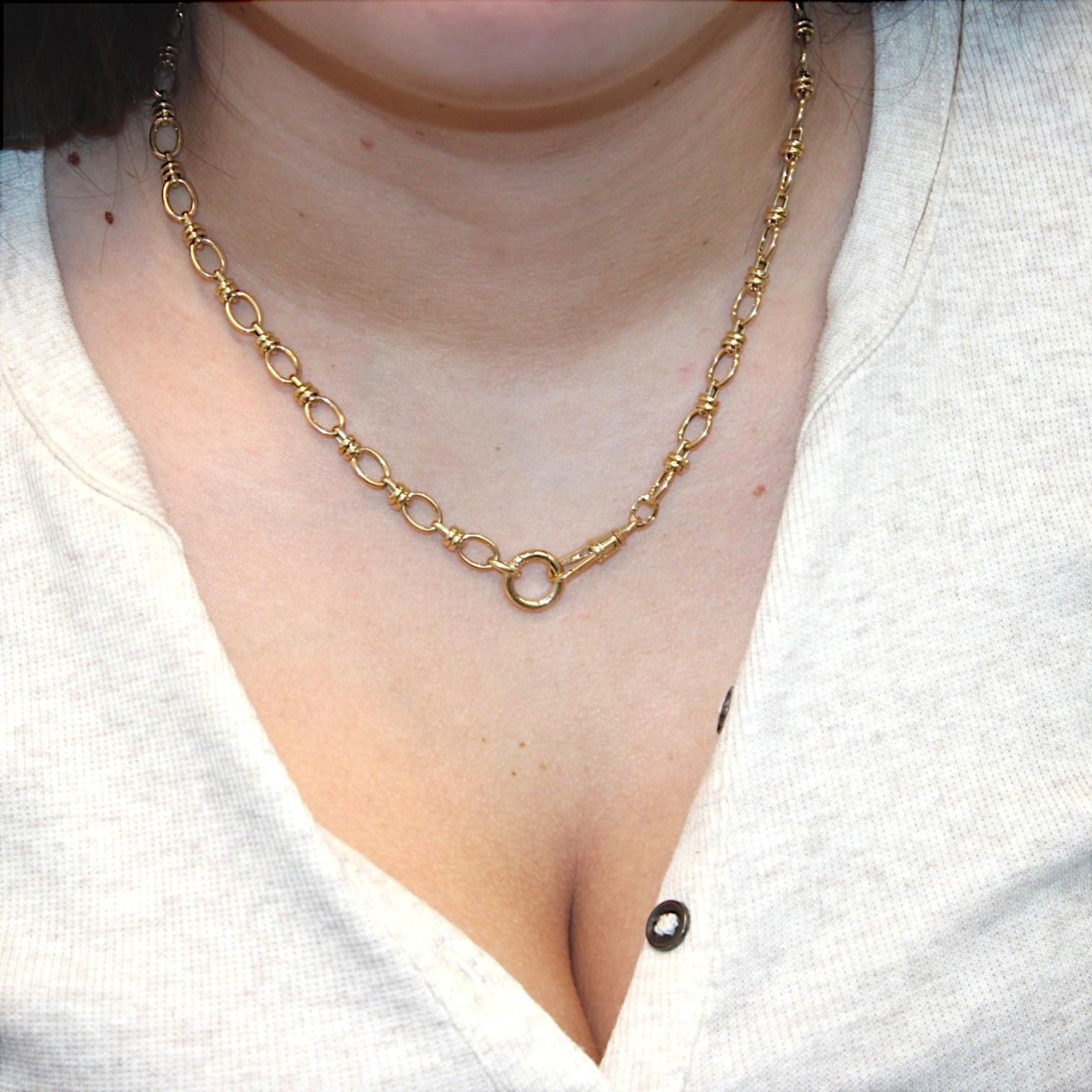River  14k Yellow Gold Chain – 18