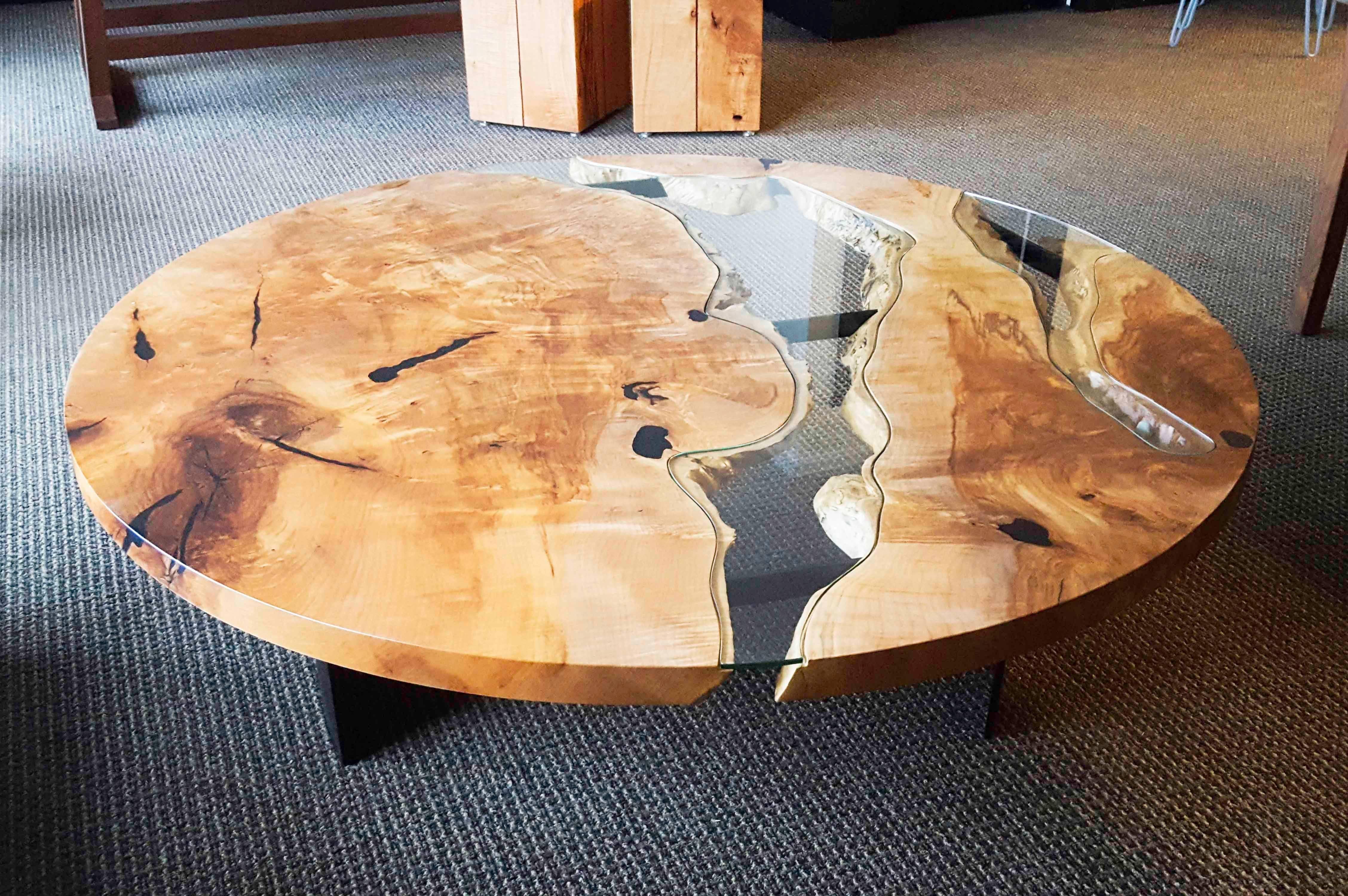 river coffee table for sale