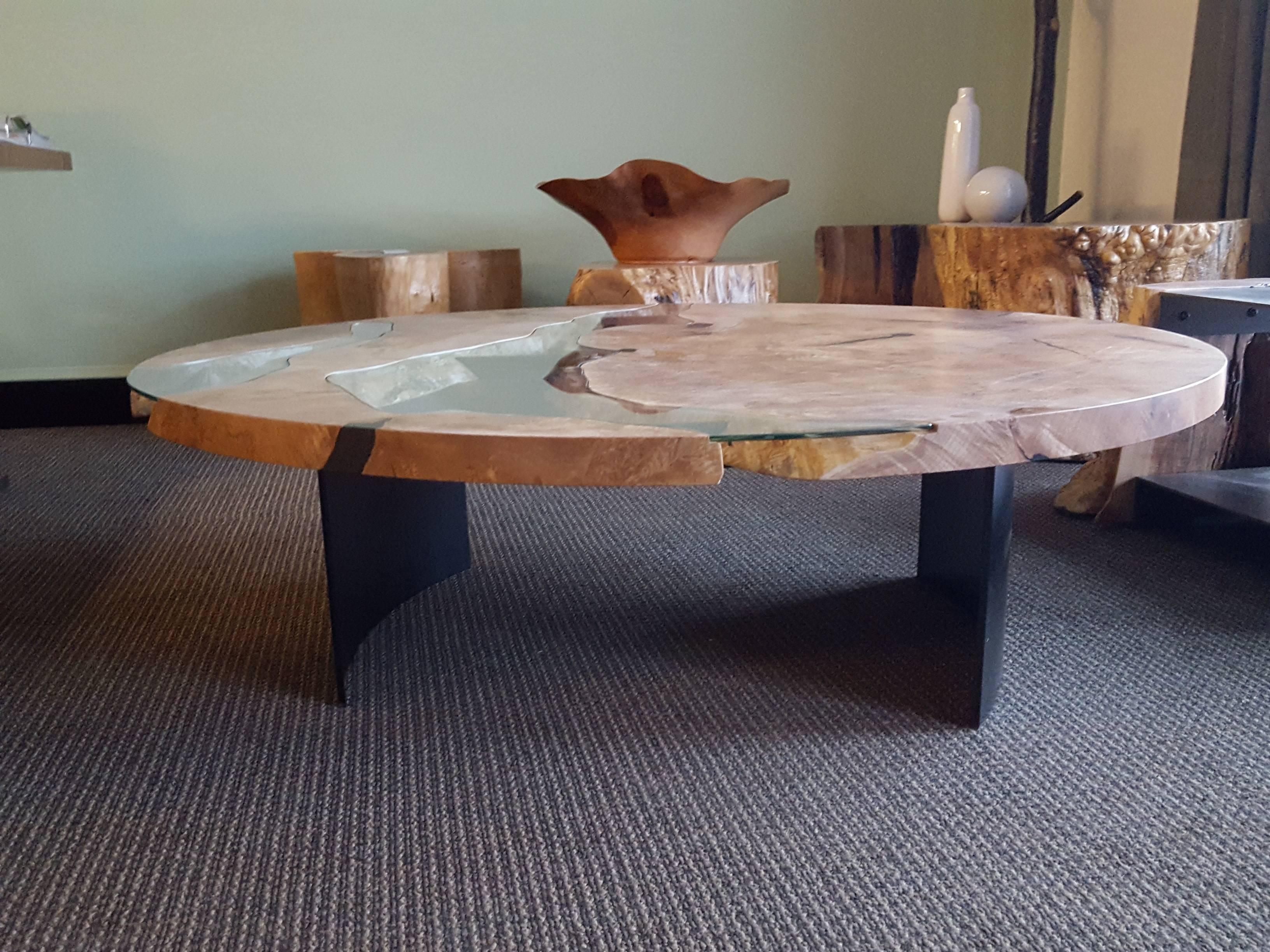 river wood coffee table