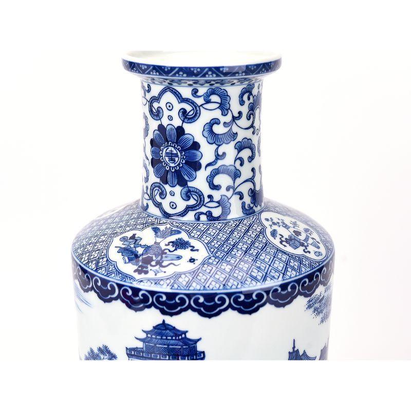 Moderne Vase « Four Treasures » de WL CERAMICS, croisée de rivières en vente