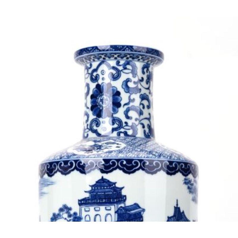 XXIe siècle et contemporain Vase « Four Treasures » de WL CERAMICS, croisée de rivières en vente