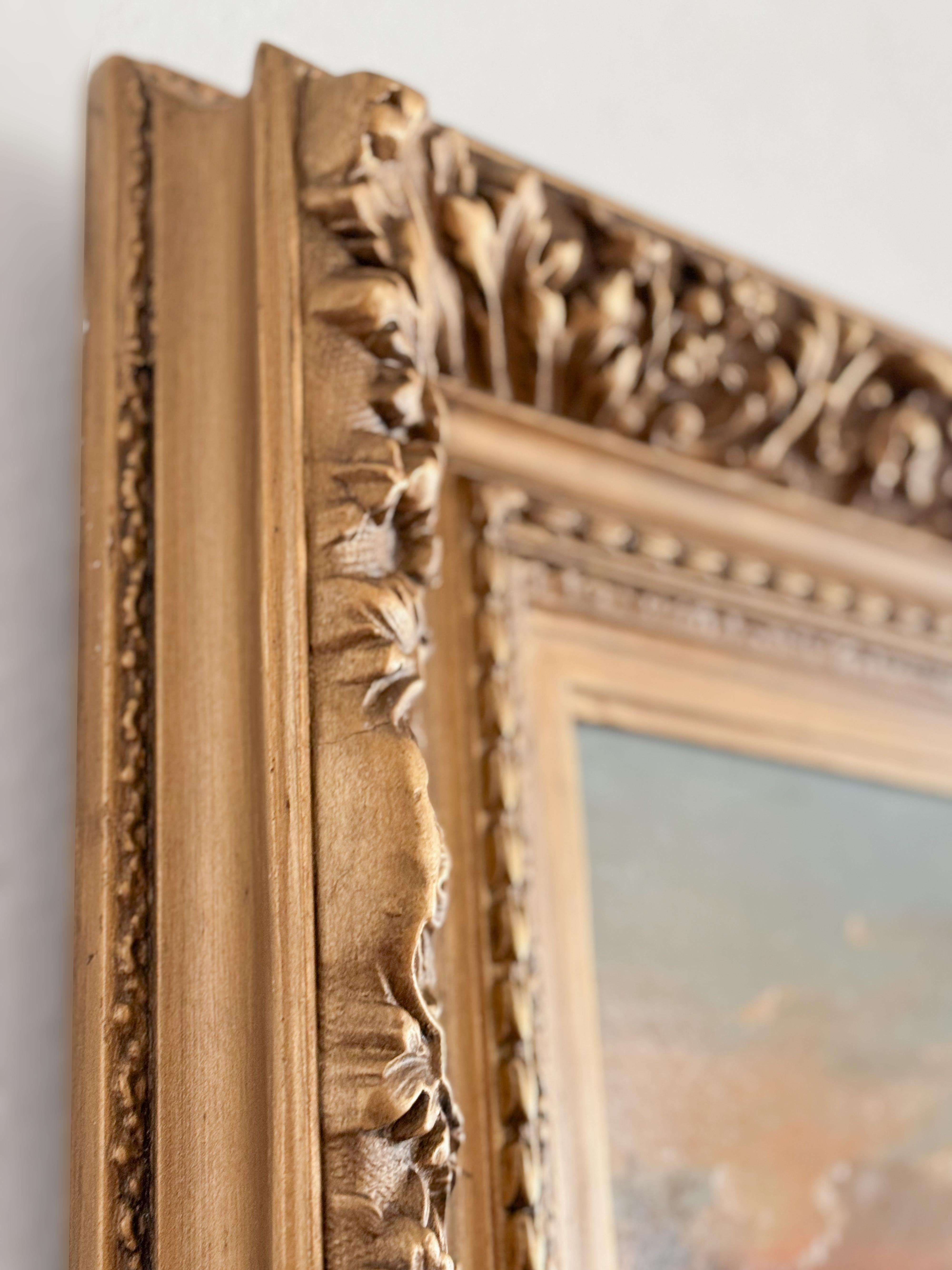 Flusslandschaft, Henri Desfontaines, 19. Jahrhundert (Holz) im Angebot