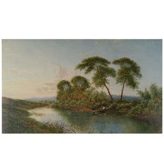 River Lodden Berkshire by Edward Boddington