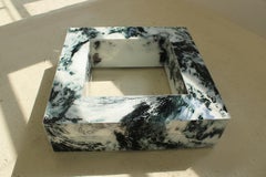 River, Multifunctional Glass Coffee Table /Console, Contemporary Art Design