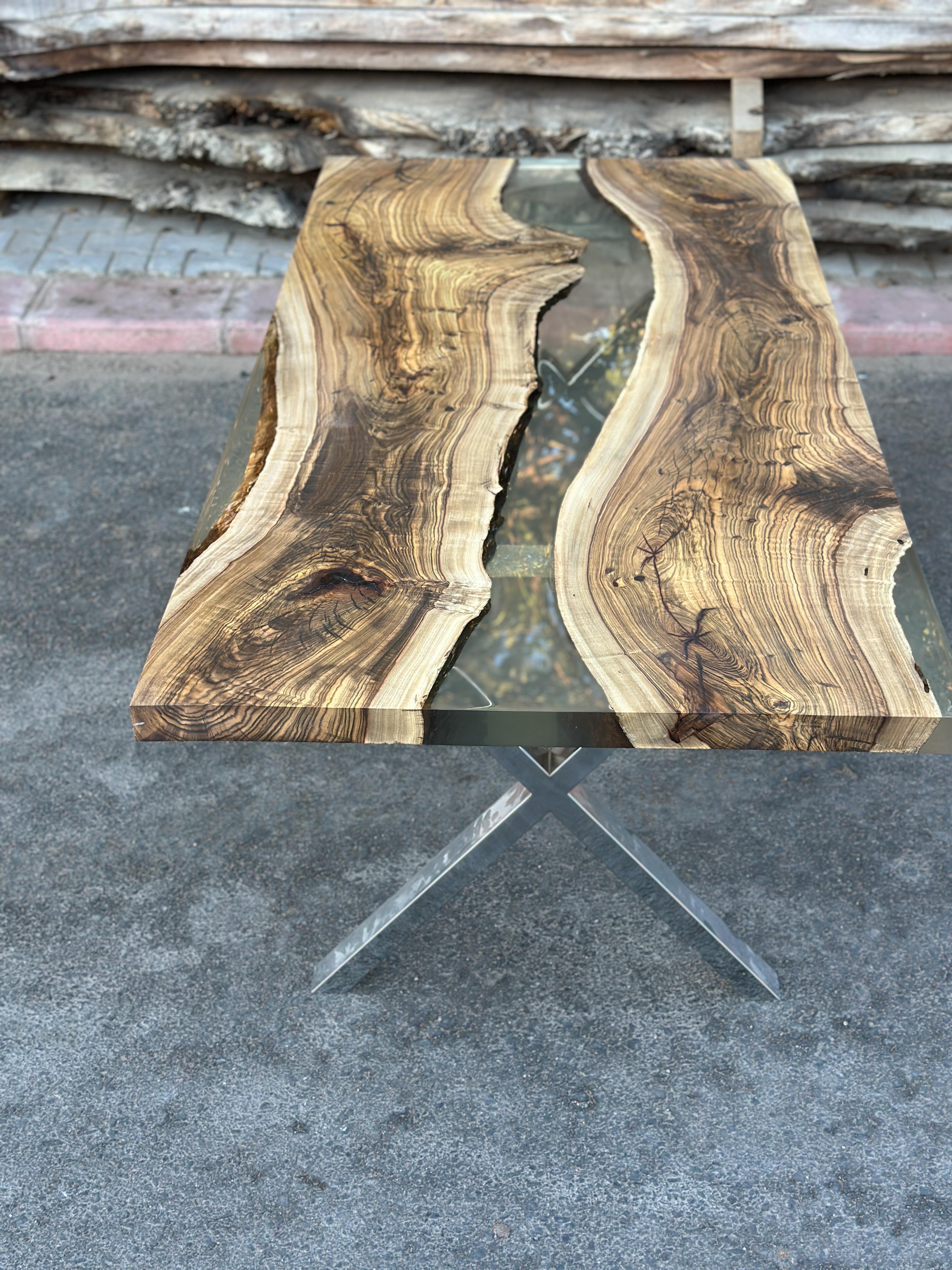 Table de salle à manger Live Edge River Table en vente 2