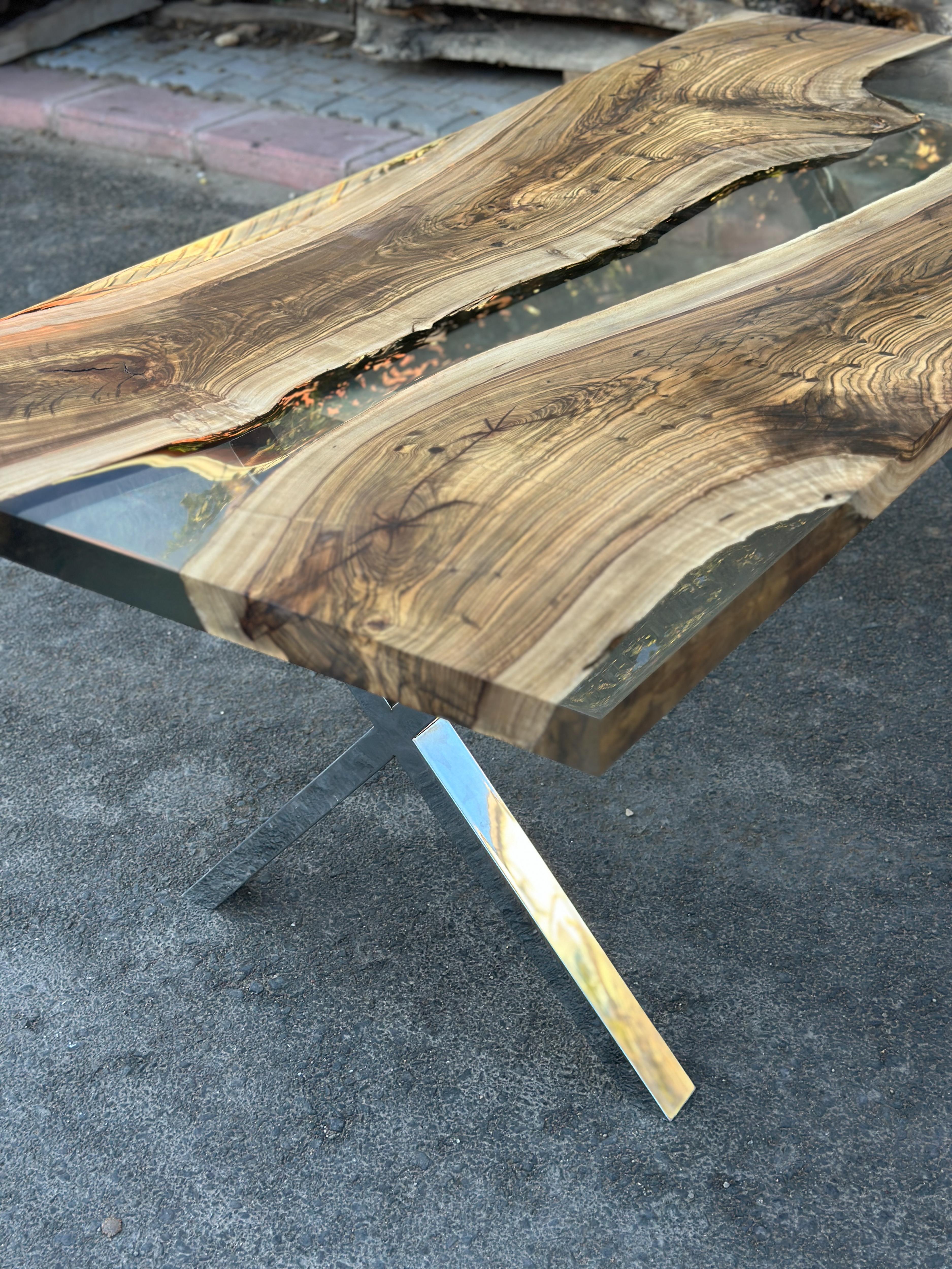 Table de salle à manger Live Edge River Table en vente 4