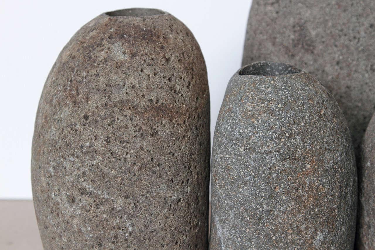 Stone River Rock Candle Holders