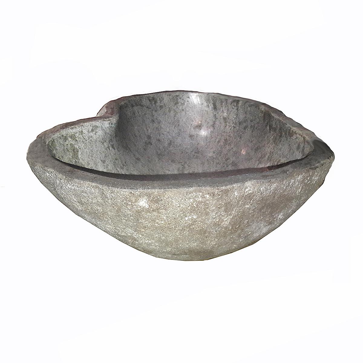 River Stone Basin or Sink from Indonesia In Good Condition In New York, NY