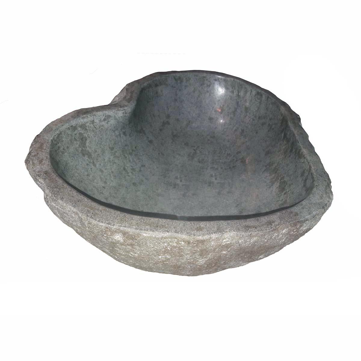 Late 20th Century River Stone Basin or Sink from Indonesia