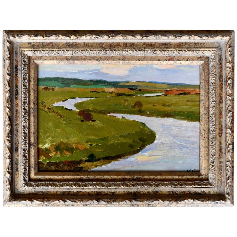 "Riverscape in the Country" by Nikolai Timkov For Sale