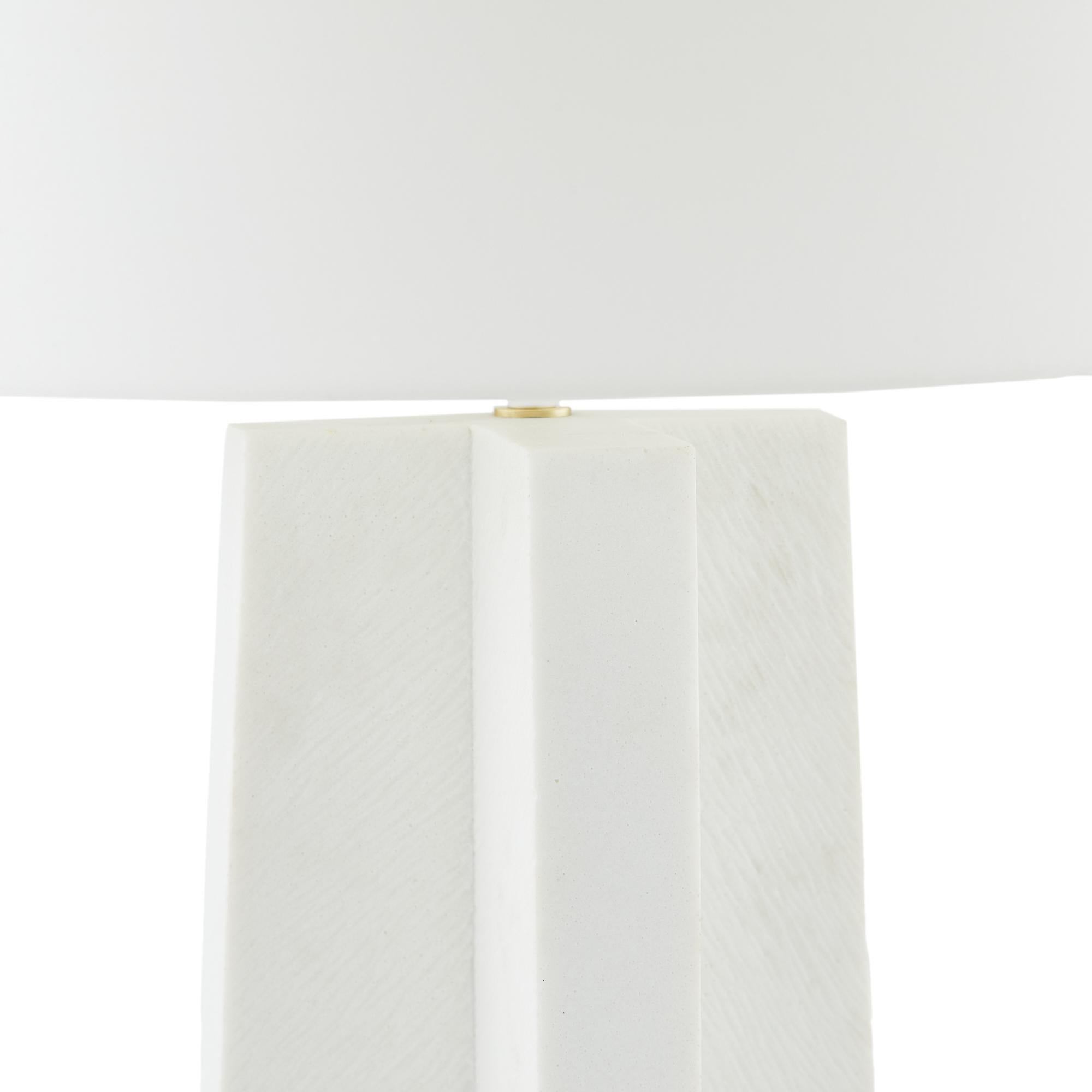 Chinois Lampe Riverton 49894-689 - Blanc Ricestone en vente