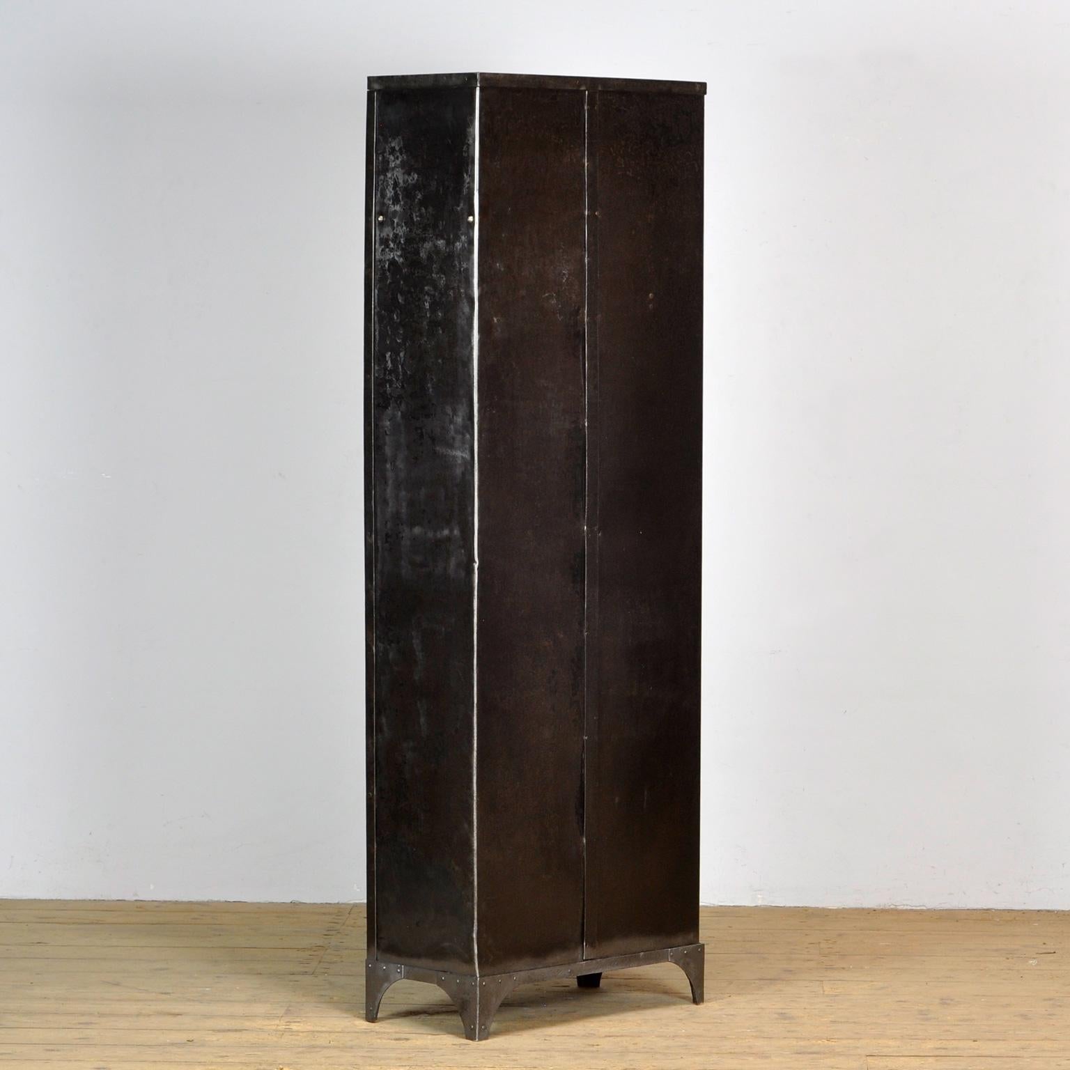 Riveted Iron Locker, 1930's For Sale 7