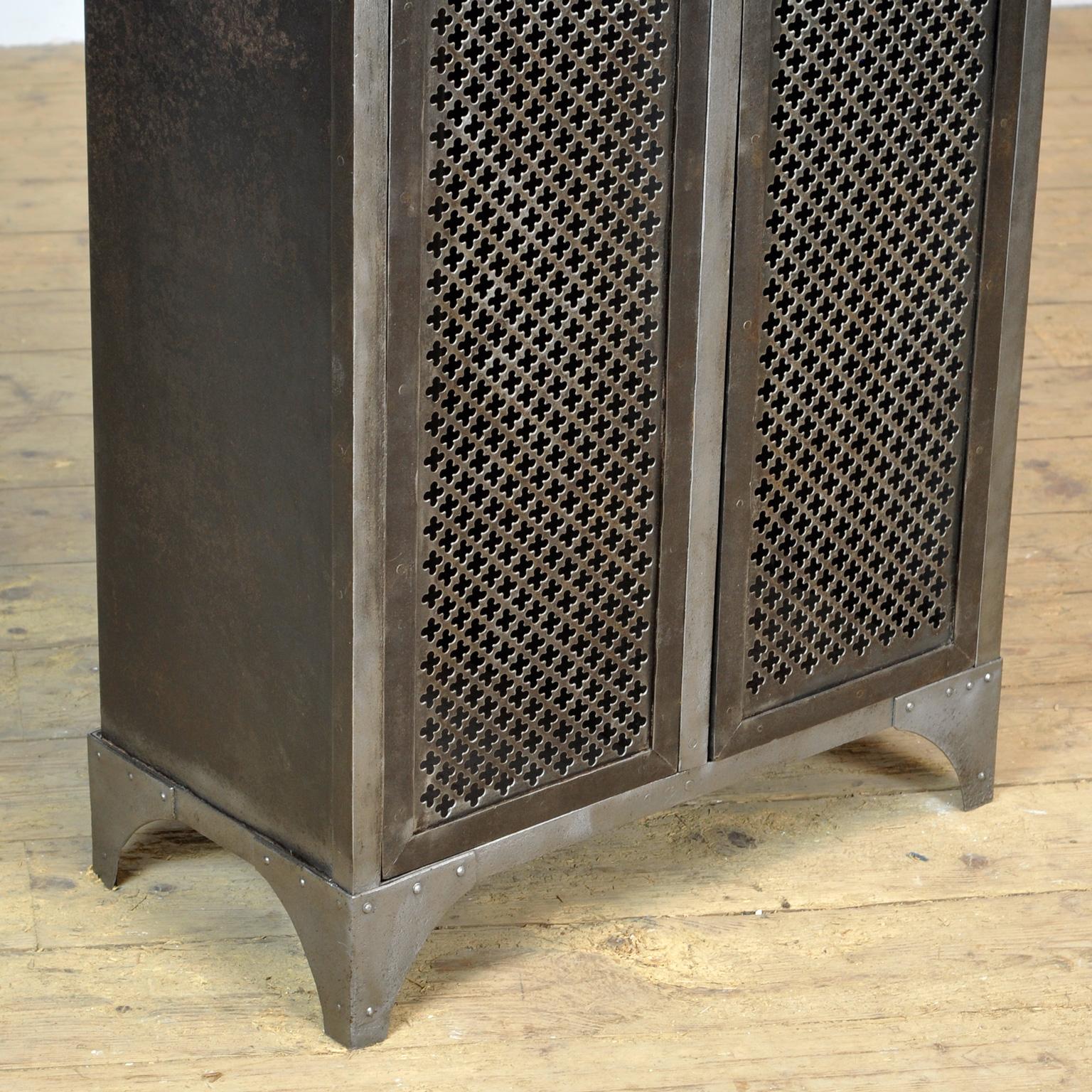 Riveted Iron Locker, 1930's For Sale 1