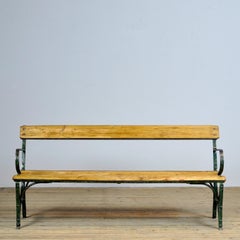 Riveted Iron Park Bench from the 1920s