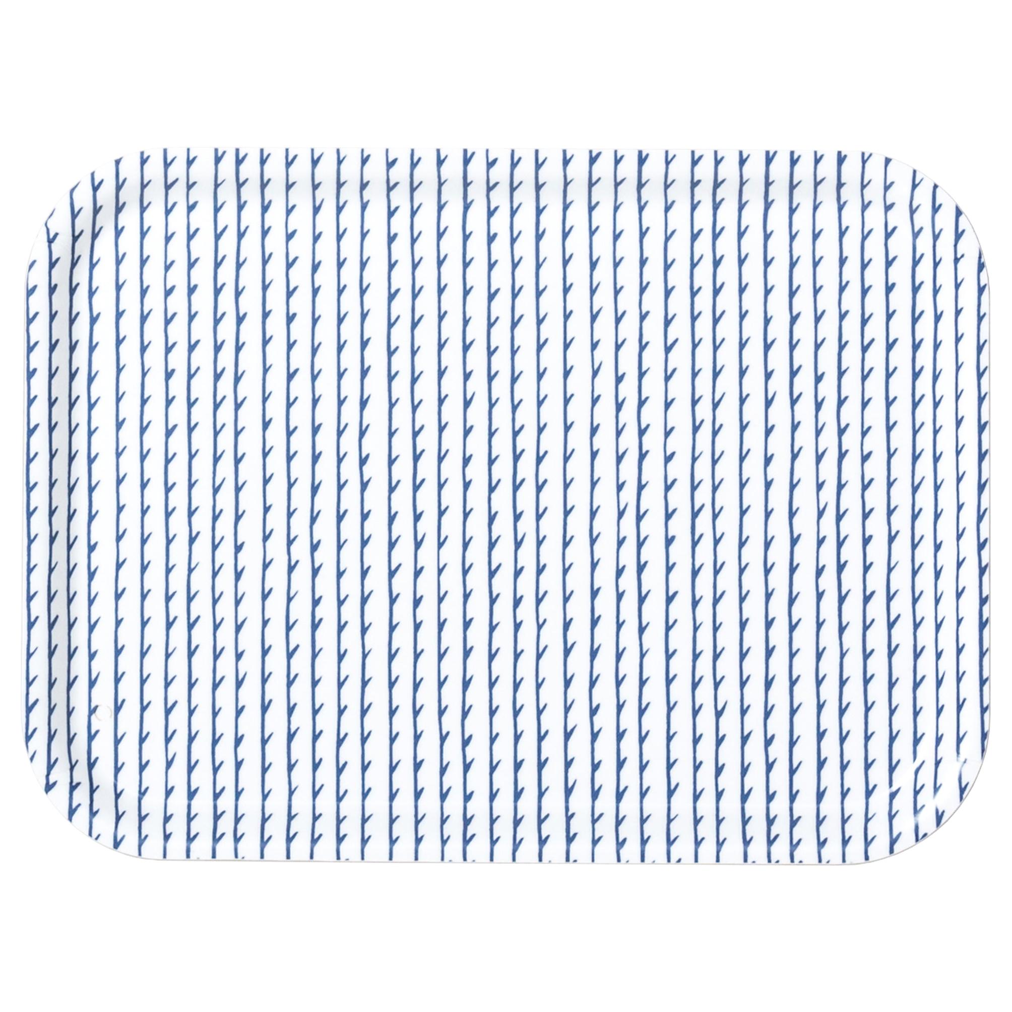 Rivi Tray in White and Blue by the Bouroullec Brothers 
Artek For Sale