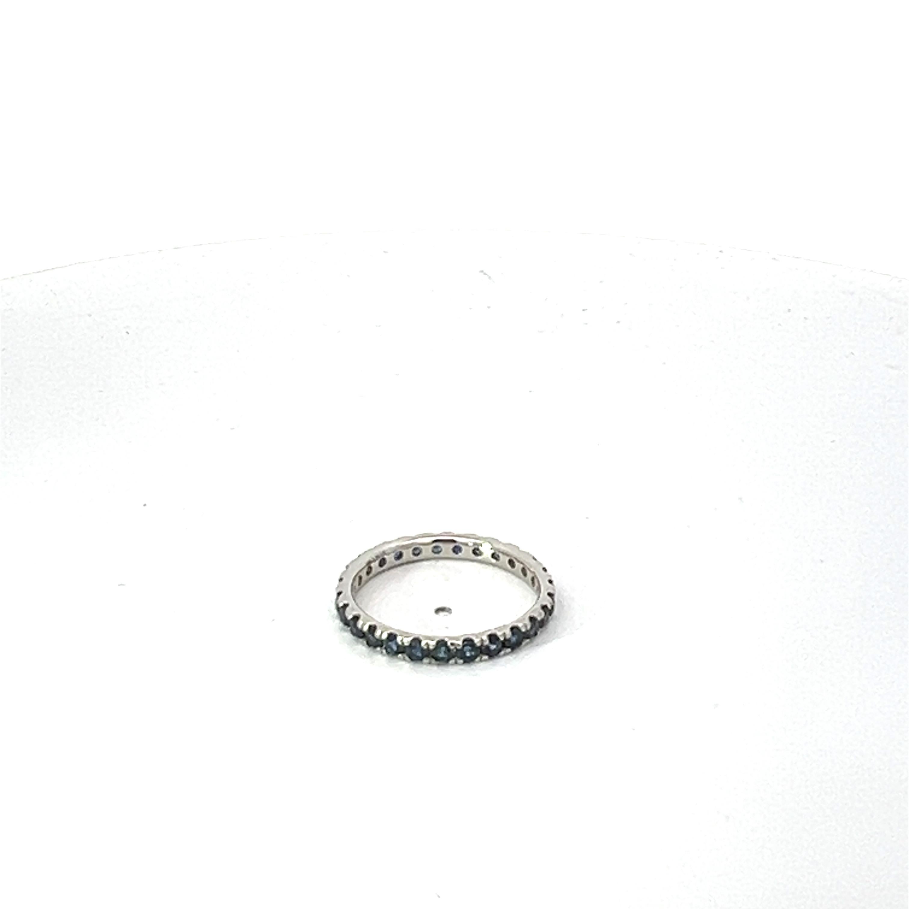 in vendita:  Riviera 1,20 Carati Zaffiro Bespoke Full Eternity Anello in Platino con Punzone Britannico 11
