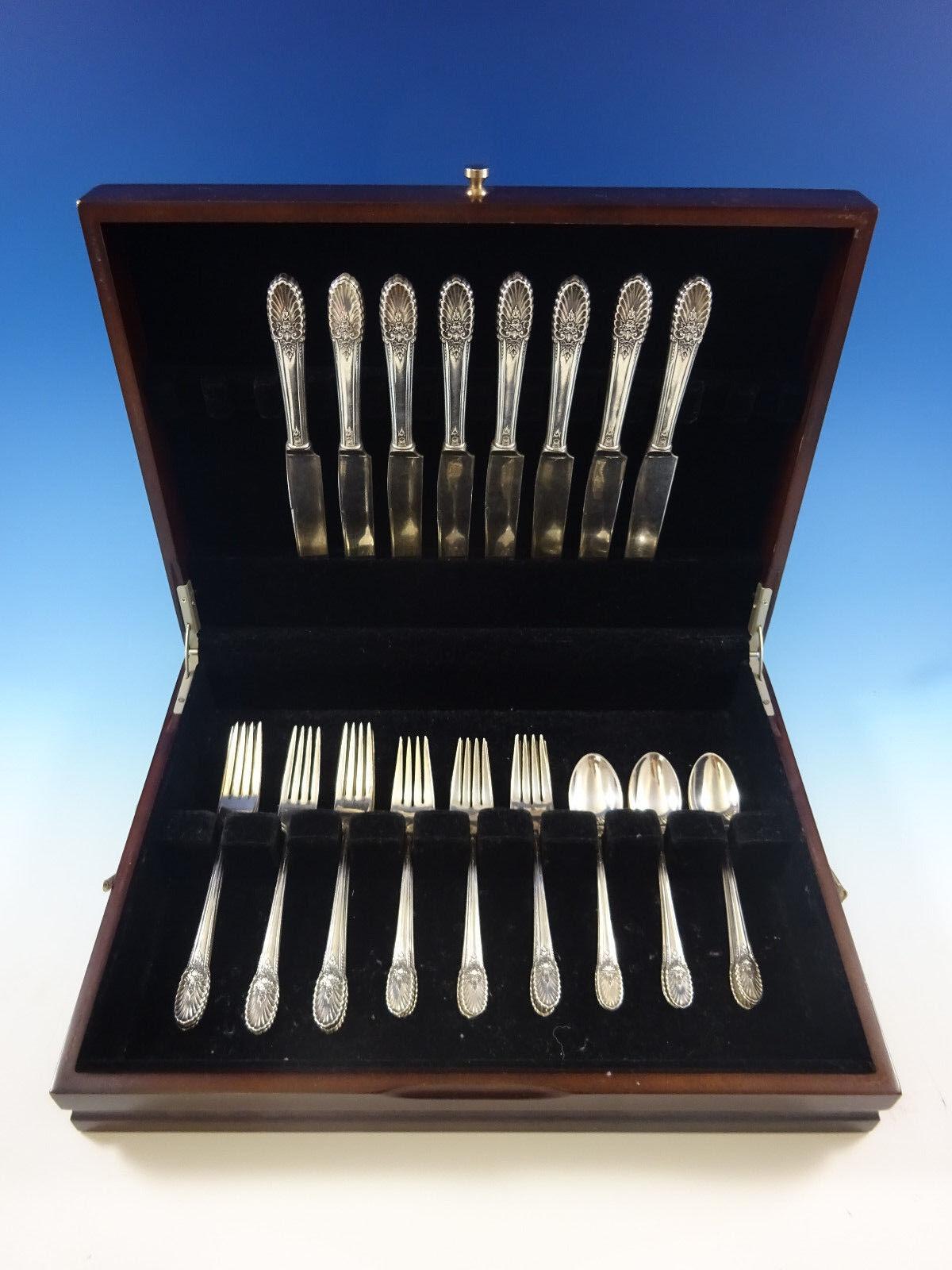 Metà XX secolo Riviera by International Sterling Set di posate in argento per 8 persone 32 pezzi in vendita