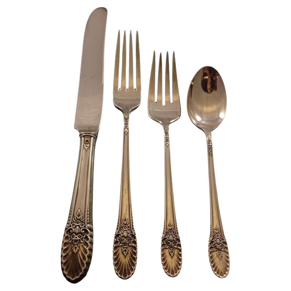 Riviera by International Sterling Silver Flatware Set For 8 Service 32 Pcs