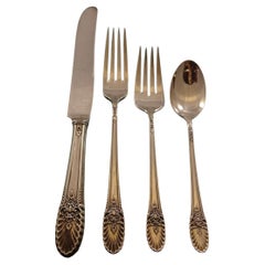 Juego de Cubiertos Riviera by International Sterling Silver Para 8 Servicio 32 Piezas