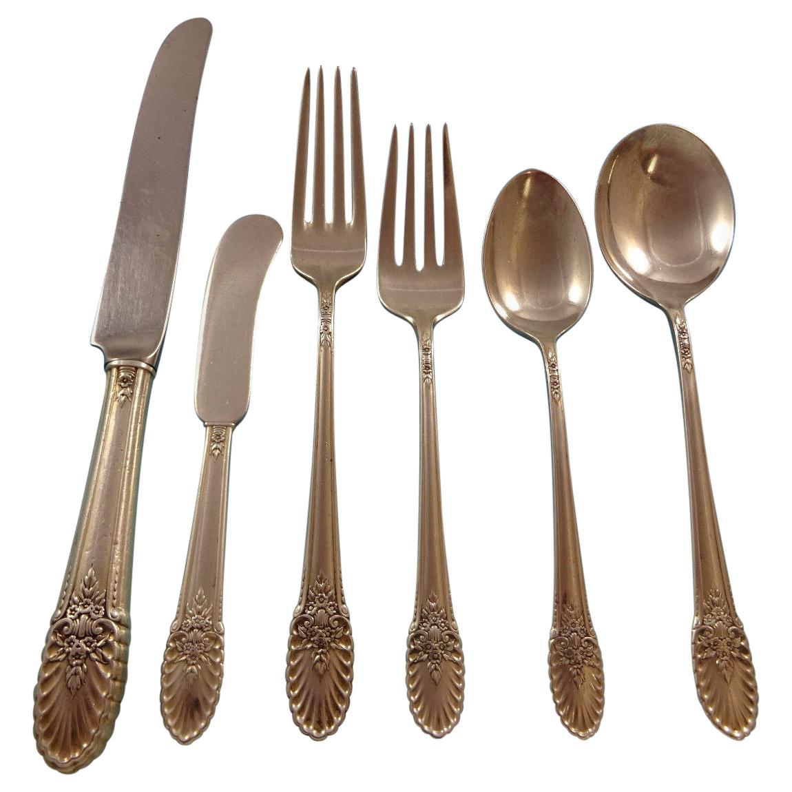 Riviera by International Sterling Juego de Cubiertos de Plata para Ocho Servicio 49 Piezas