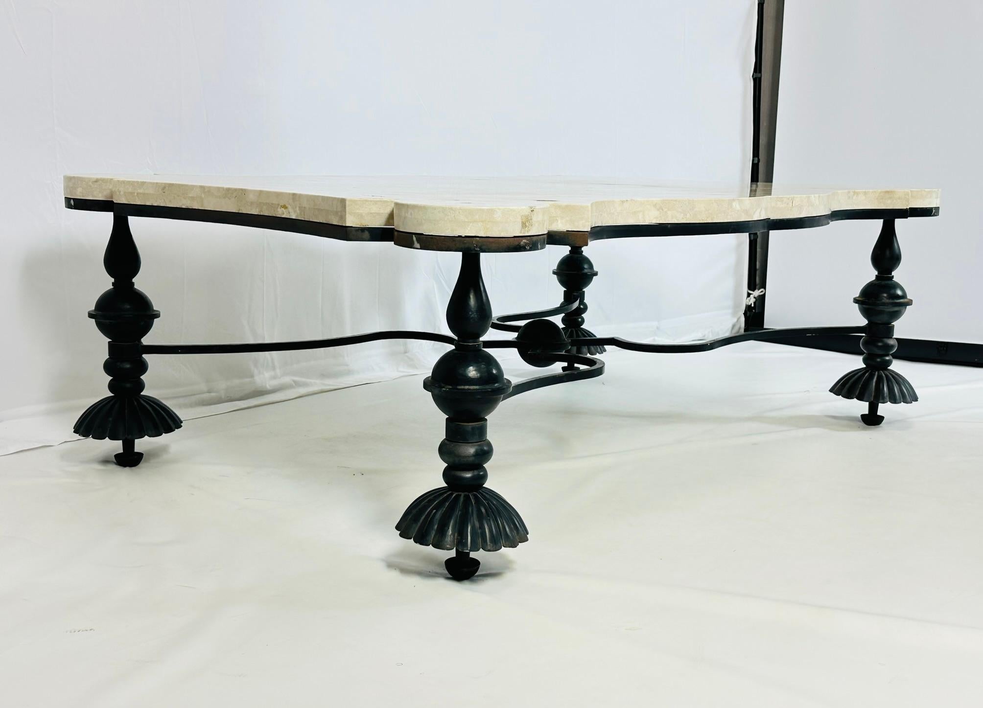 Hand-Crafted Riviera Coffee Table by Jean de Merry
