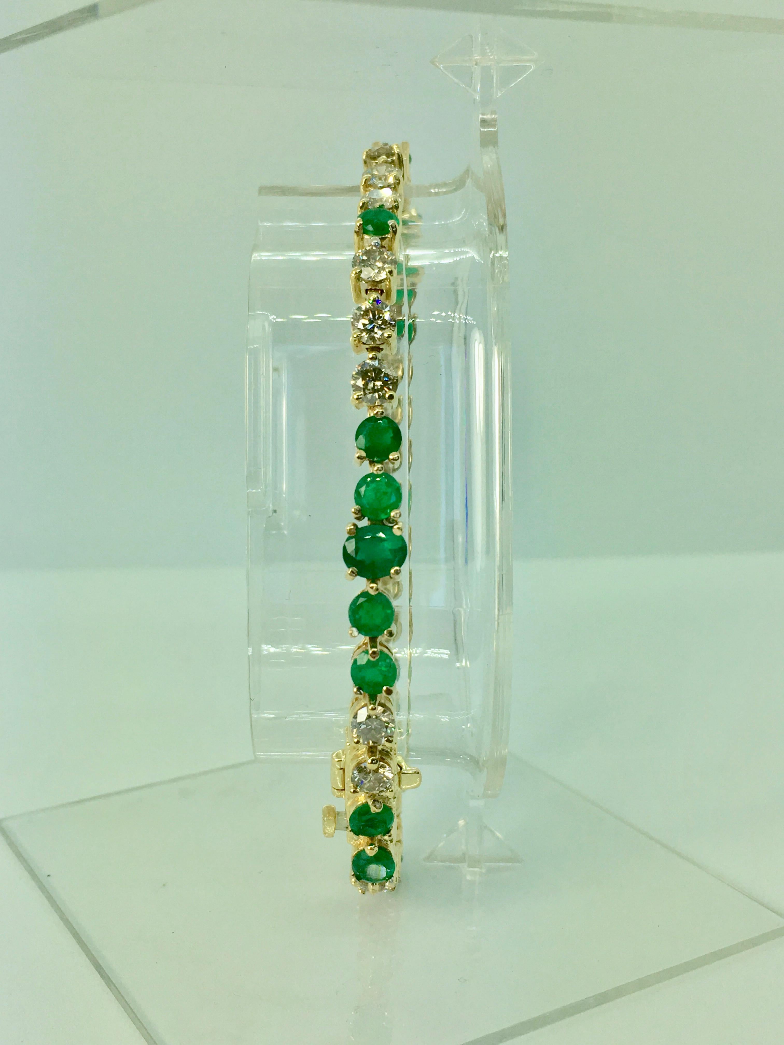 Riviera Emerald and Diamond Bracelet 3