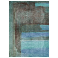 Riviera Grünfläche Teppich aus Wolle handgetufteten und botanische Seide von Rug'Society