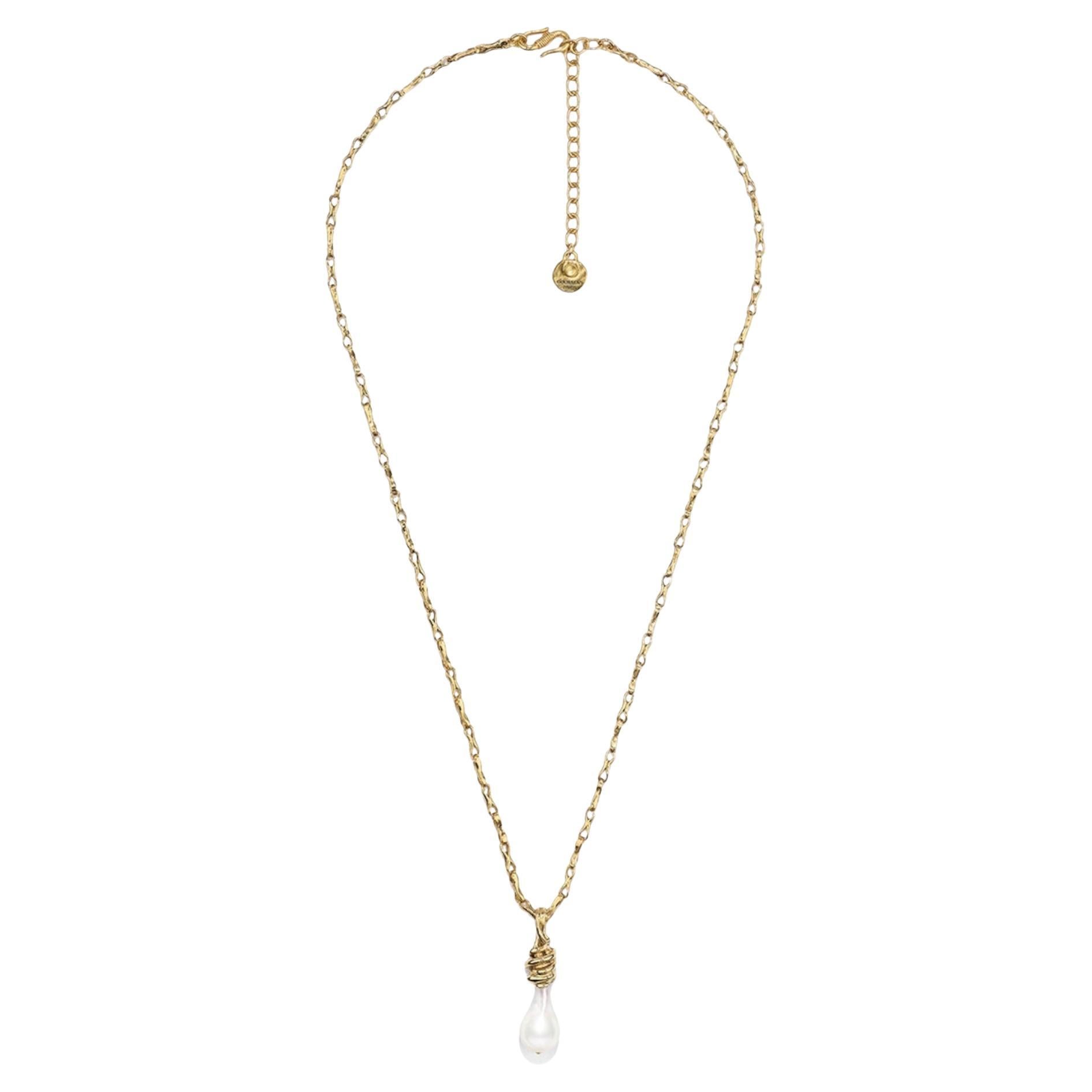 Collana con ciondolo di perle Riviera in vendita