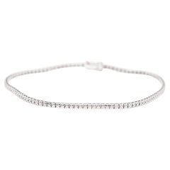 Bracelet Riviere en or blanc et diamants
