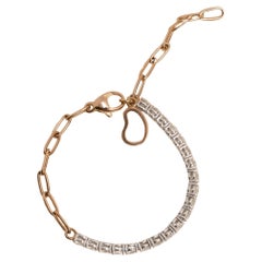 Rivière de lumière in oro 18k e provenienza etica  Bracciale con diamanti da 2,56 carati