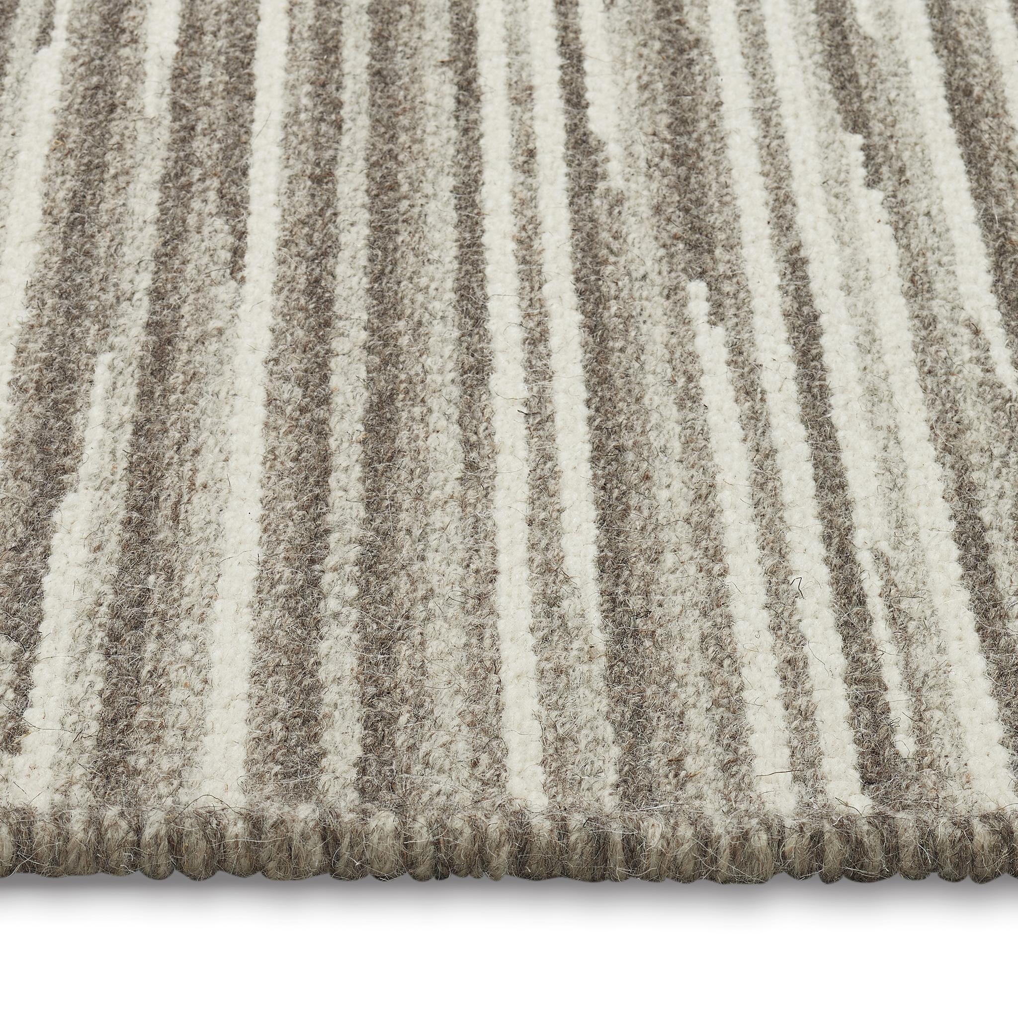 Rivus 9x12ft grau Wolle bunt Textur Design Luxus handgewebten Teppich (21. Jahrhundert und zeitgenössisch) im Angebot