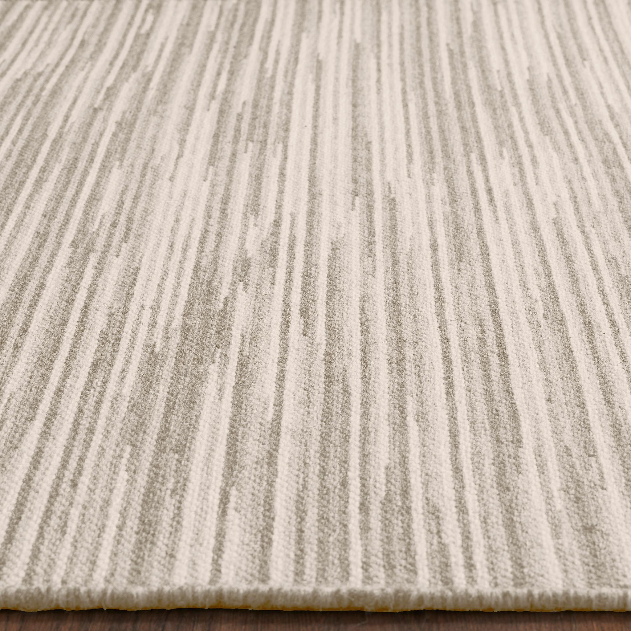 Rivus 9x12ft Stein Wolle bunte Textur Design Luxus handgewebten Teppich (Indisch) im Angebot