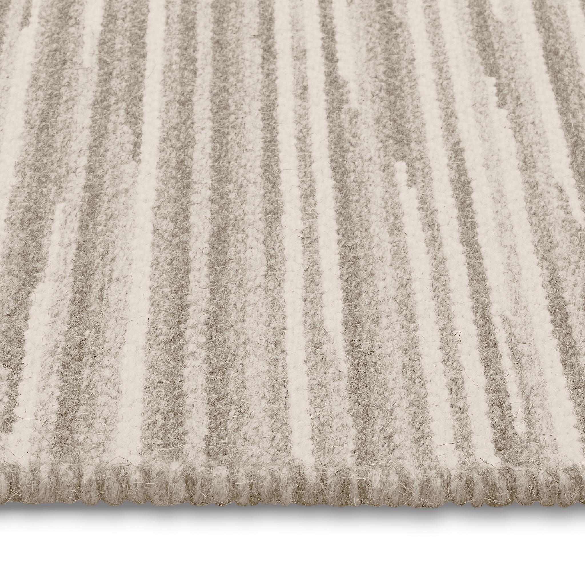 Rivus 9x12ft Stein Wolle bunte Textur Design Luxus handgewebten Teppich (21. Jahrhundert und zeitgenössisch) im Angebot