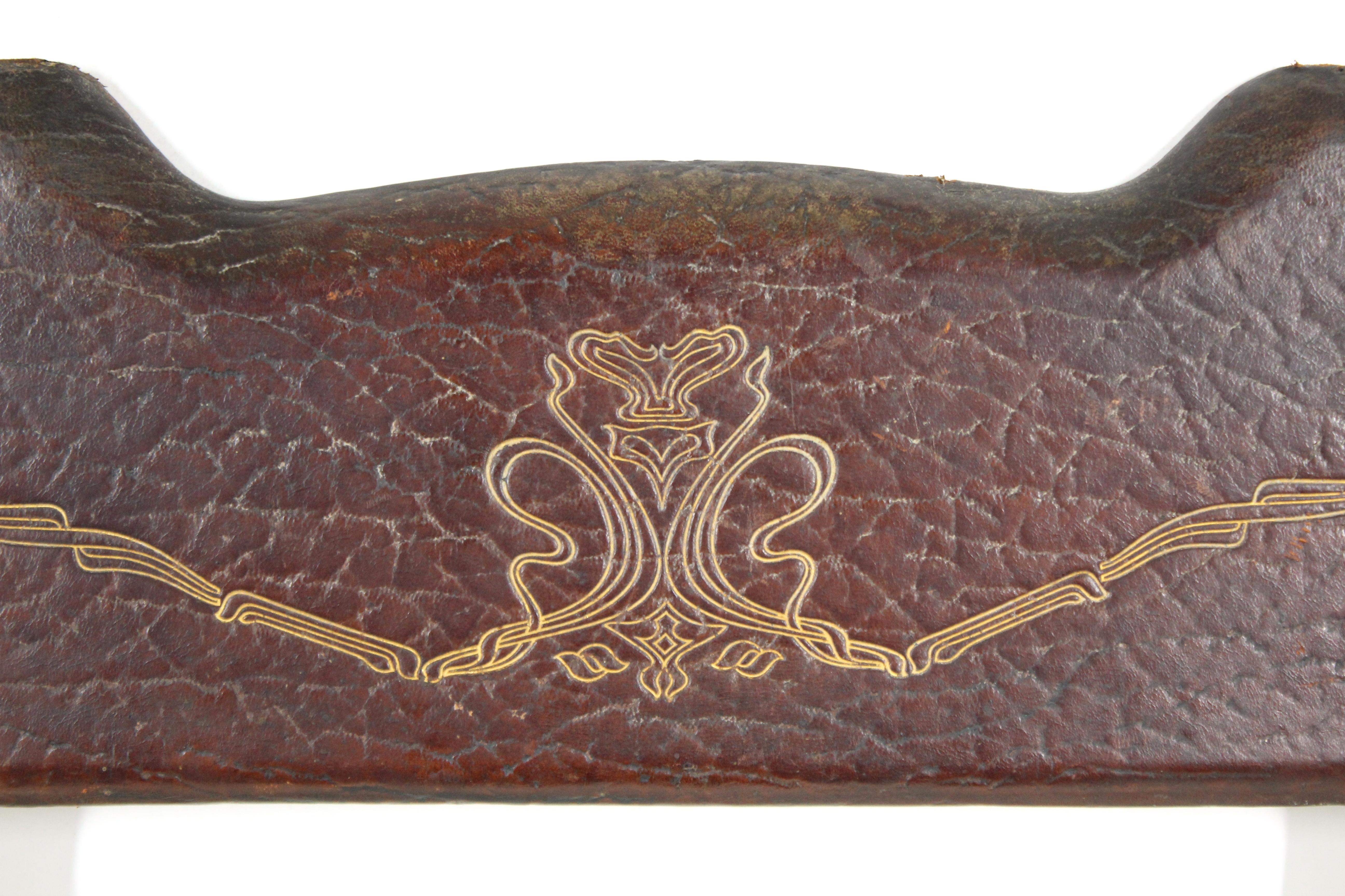 tooled leather frame
