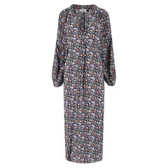 Rixo Floral Print Midi Tent Dress