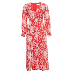 Rixo London, Maxi Emma red bunch floral dress