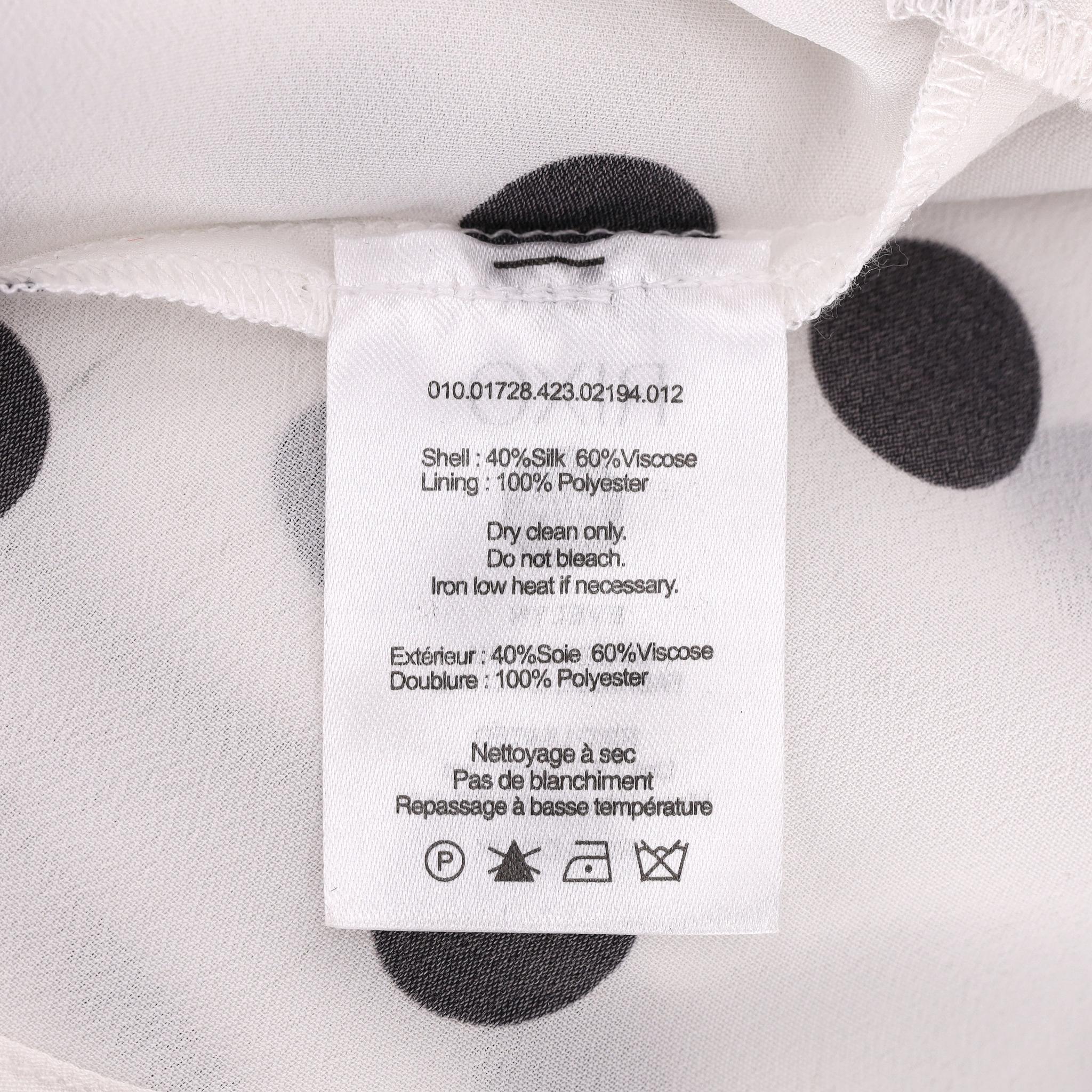 Maxivestido con volantes de mezcla de seda y lunares Rixo en venta 2
